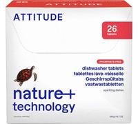 ATTITUDE Detergente para Lavavajillas en Pastillas - 26 piezas ATTITUDE