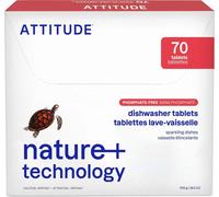 ATTITUDE Detergente para Lavavajillas en Pastillas - 70 unidades ATTITUDE