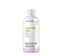 ATTITUDE - Gel de ducha para pieles sensibles, gel de ducha verificado por EWG, avena calmante, dermatológicamente probado, a base de plantas y minerales, cuidado personal vegano, manzanilla, 473 ml