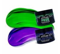 Attitude Hair Dye - JOKER Halloween Duo Combo de tintes semipermanentes para el cabello - Púrpura/Verde