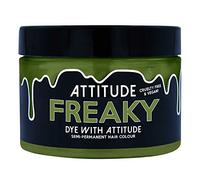 Attitude Hair Dye - Tinte Capilar Semipermanente Vegano y Cruelty Free con Acondicionador - Freaky Verde Oliva - 135ml