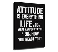 Attitude Is Everything Poster Quote Art