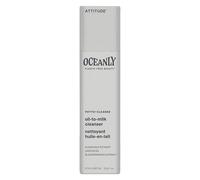ATTITUDE Oceanly Limpiador Facial de Aceite a Leche, Verificado por EWG, Sin Plástico, Ingredientes Vegetales y Minerales, Vegano, PHYTO CLEANSE, Sin Perfume, 30 g