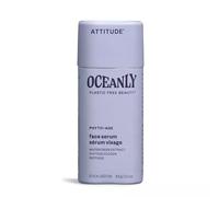 ATTITUDE Oceanly - Suero facial en barra, verificado por EWG, sin plástico, ingredientes a base de plantas y minerales, productos veganos para el cuidado de la piel, PHYTO AGE, sin perfume, 8.5 gramos
