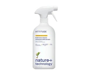 ATTITUDE | Spray Limpiador Baños Antical Cítrico 800ml - Elimina Cal Apto Mamparas, Vidrio, Bañera, Ducha, Ecológico sin Tóxicos, Fragancia Natural Citrus