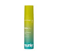 ATTITUDE | Sunly Protector Solar Mineral SPF 50 | Filtro de Óxido de Zinc No-Nano sin Químicos | Resistente al Agua | Cara y Cuerpo, Textura Ligera No Grasa y Sin Perfume | Verificado por EWG (80 g)