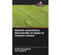 Attività antiartritica dell'estratto di foglie di Lantana camara