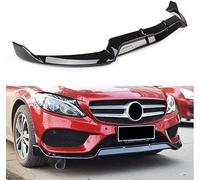 ATTLGR Coche Alerón Delantero para Mercedes-Benz C Class W205 Standard Model 2015-2018,Delantero Parachoque Spoiler Labio Splitter,Alerón Barbilla Spoiler Difusor Protección Kit de Carrocería