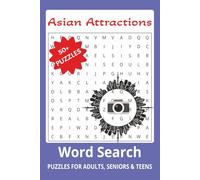 Attractions Word Search: Word Searches with Easy to Read Print about Asian Attractions, Sightseeing, Leisure and More │ 6x9 inches, 110 pages │ 50+ Puzzles… Gift for Vacations, Holidays and Free Times