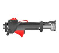 Attrezzo multifunción GM650X-6, con motor a gasolina 2 tiempos de 65 cc, 4,9 HP. 6 diversi accessori de corte, doppia impugnatura y cintura de sicur..