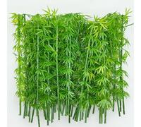 Attuslla Árboles de Bambú Modelo, Árboles de Bambú de Plástico para Modelo de Construcción, Inicio Paisaje en Miniatura, Proyecto de Diorama Terrestre, 50 Pz, 12cm