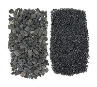 Attuslla Materiales de Modelado de Caja de Arena, Miniatura de Roca, Kit Modelo Escenografía para Terreno Paisaje, Mesa de Arena para Modelismo Ferroviario Material, Negro