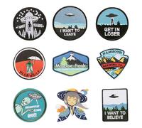 Attuslla Parches Ropa Termoadhesivos, Montaña Parches Ropa Niños Parche Termoadhesivo Parches para DIY Mochilas Jeans Pantalon para Infantil y Adultos (Style 7)