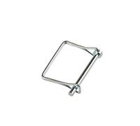 Attwood 11029-6 Acoplador de seguridad para remolque de barco de acero chapado en zinc