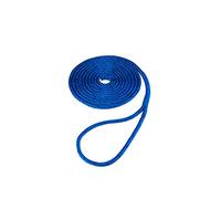 Attwood 11750-7 - Línea de Muelle de Polipropileno multifilamento Trenzado sólido (MFP), 3/8 Pulgadas, 15 pies de Largo, Extremos Desnudos, Azul