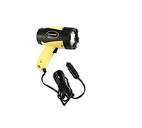 Attwood 11794-7 - Foco LED portátil de emergencia de 5 W, enchufe adaptador de 12 V, color amarillo y negro