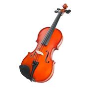 Atuendo De Violín Nuevo violín 1/4 con acabado de alto brillo con estuche y juego de arco para principiantes Color Natural