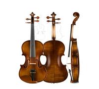 Atuendo De Violín Práctica para principiantes Examen de clasificación de madera maciza hecho a mano Adulto tocando el violín (Color : Retro4/4)
