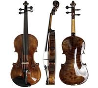 Atuendo De Violín Violín 4/4 Pintura de anacardo de madera maciza hecha a mano avanzada para adultos