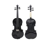 Atuendo De Violín Violín acústico 4/4, Panel de tilo, violín de madera maciza con estuche, arco para principiantes