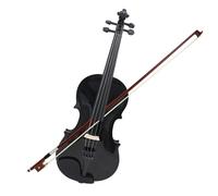 Atuendo De Violín Violín acústico de madera maciza 4/4, Panel de tilo, violín con estuche, arco, instrumento Musical para principiantes