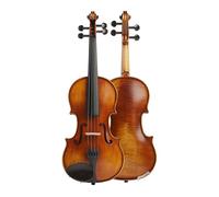 Atuendo De Violín Violín acústico de madera maciza hecho a mano, juego de violín de práctica para adultos (Color : 1/4)