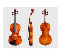 Atuendo De Violín Violín con patrón de tigre de madera maciza, instrumento de juego de nivel básico hecho a mano para adultos (Color : 1/4)