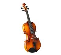 Atuendo De Violín Violín de madera maciza para principiantes, violín de práctica con estuche y poste de arco 1/8-4/4 (Color : 1/4)