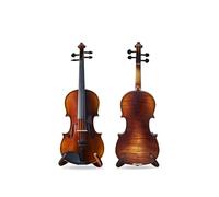 Atuendo De Violín Violín para principiantes Madera de abeto Patrón de tigre Principiante Ébano hecho a mano Adulto profesional (Color : 4/4)
