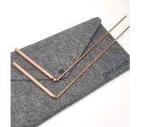 ATUIO Spirit Hunter 99.9% Copper Dowsing Rod- 2PCS Divining Rods with Bag - Detect Gold, Water, Ghost Hunting etc.