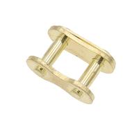 ATUMY Cadena Hebilla de Cadena de 25H, 530, 520, 428, 420 T8F, Compatible con minimotos, quads, ATV y Motocicletas. Cadenas de conducción(Gold 420)