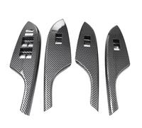 ATUMY Manija de puerta exterior Panel de interruptor de ventana, manija de puerta y moldura de apoyabrazos para Toyota apoyabrazos para Corolla 2006-2013