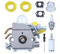 Atunee - Kit de carburador para cortasetos Ryobi Homelite 25cc 26cc 30cc 46cc motosierra, C1U-H60 carburador avce filtro de combustible filtro de gasolina, destornillador, reemplazo 308054003