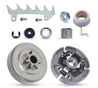 Atunee Kit de engranaje de tornillo sin fin de tambor de embrague para motosierra Stihl 017 018 MS230 023 MS250 025 MS210 021 026 con arandela para motosierra de perro de repuesto 1123 664 0501 1123