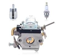 Atunne Carburador 122C para Husqvarna 122C, 122LDX, 122LK, para McCulloch T22LS, T22LSC desbrozadora, con filtro de aceite bujía de, repuesto581734301, 574386701