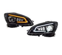 atuo Faro principal Compatible Con Benz Para Classe C C200 C260 C63 W204 2007 2008 2009 2010 2011 Incluye 2 Faros Delanteros Con Luz Diurna Intermitentes Lente Xenón.