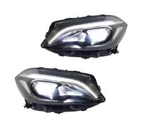 atuo Faro principal Compatible Con Benz Para W176 A45 A180 A200 2013 2014 2015 2016 2017 2018 2 Piezas Faros DRL Intermitentes Luz Larga Proyector Angel Eye