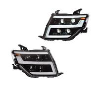 atuo Faro principal Compatible Con Mitsubishi Para Pajero V97 B87 V93 2006-2017 2018 2019 2020 2021 Faros DRL Intermitentes Luces Largas Lente De Proyector Angel Eye