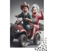 ATV Adventure Rompecabezas Fun Seniors 1000 Piezas Papel Reciclado Adultos Y Mayores De 12 Años Rompecabezas Extremadamente Difícil Y Desafiante 70x50cm/1000pcs