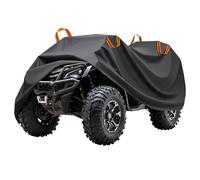 ATV Cover,UV Protection Tarp - Waterproof ATV Cover | For Outdoor Parking Rainy Weather Summer Sun Exposure Winter Road T Lifespan, While Its Reinforced Bottom Straps Makerips Dusty Environments