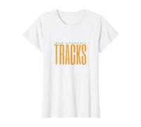ATV Diciendo No Dejes Nada más Que Pistas para ATV Rider Camiseta gráfica económica, Mujer, Blanco, M