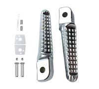 ATV Foot Pegs, Motorcycle Foot Peg Pedals with Mount Bracket, Compact Heavy Duty Replacement Rests for Dirt Bike Riding, Outdoor Trail Off Road Racing, Bikers and Mechanics