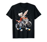 ATV Quad 4 Wheeler Huevos de Conejo de Pascua Orejas de Conejo Camiseta