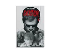 ATVIOB Dexter Morgan - Póster estético en lienzo para pared, decoración del hogar, dormitorio, sala de estar, 50 x 75 cm, estilo sin marco