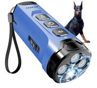 ATVIOO Dispositivos disuasorios de ladridos de perro, adiestramiento humano y eficaz, no más ladridos con 3 emisores ultrasónicos (azul oscuro)