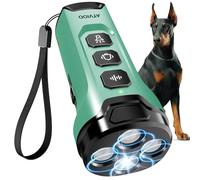 ATVIOO Dispositivos disuasorios de ladridos de perro, entrenamiento humano y eficaz, no más ladridos con 3 emisores ultrasónicos (verde claro)
