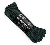 Atwood Rope MFG 550 Cuerda de paracaídas de 100 pies, núcleo de 7 hebras, Cuerda de paracaídas de Nailon Exterior Hecha en EE. UU. | Cordones, Pulseras, Correas de Mango, Llavero, Hunter