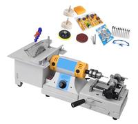 Atwynd Accesorios de Joyería, Máquina de Tallado de Gemas de 750 W, Sierra de Mesa para Piedras Preciosas, Sierra Lapidaria Multifuncional para Joyería, para Artesanos de Joyería Woodworking