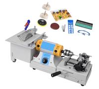 Atwynd Accesorios de Joyería, Máquina de Tallado de Gemas de 750 W, Sierra de Mesa para Piedras Preciosas, Sierra Lapidaria Multifuncional para Joyería, para Artesanos de Joyería Polishing