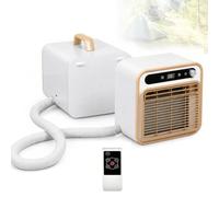 Atwynd Aire Acondicionado Portátil Tipo Split de 5000 BTU, Sin Montaje, Silencioso e Inteligente, con Mando a Distancia, Instalación Sencilla para Dormitorio, Autocaravana o Camping 1mPipe